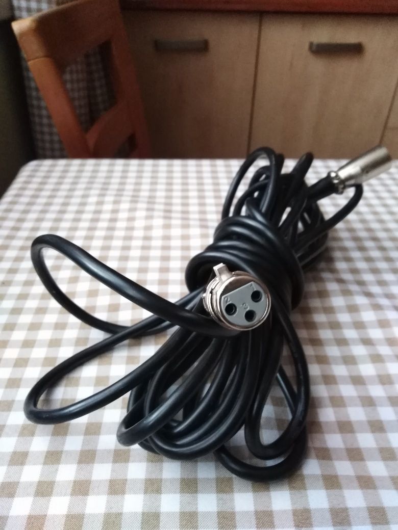 Kabel, przewód audio, mikrofon 3 Pin, 6,20cm.