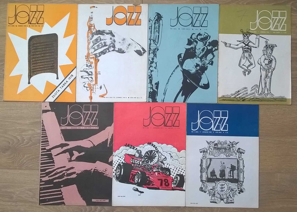 Jazz – miesięcznik – rok 1978 – numery: 3, 6-11 – cena zestawu