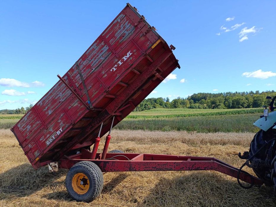 Wywrotka TIM 6,5 T -BT jednoosiowa przyczepa waja zarejestrowana !!!