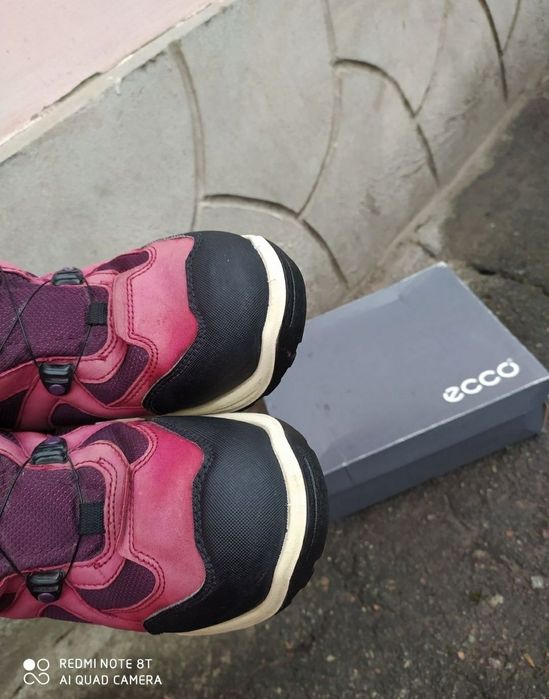 Ecco BOA 38 чоботи на дівчинку термоботинки зимові сапоги ботинки ессо