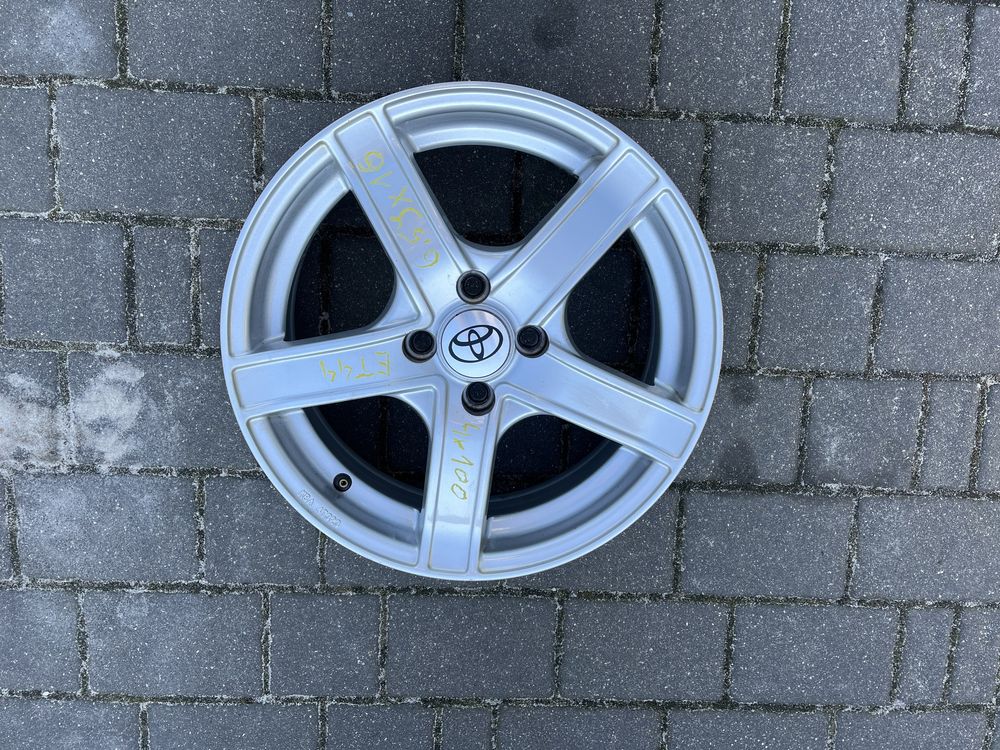 Felgi alumiowe Toyota Honda Kia 4x100 et 44 6,5j16