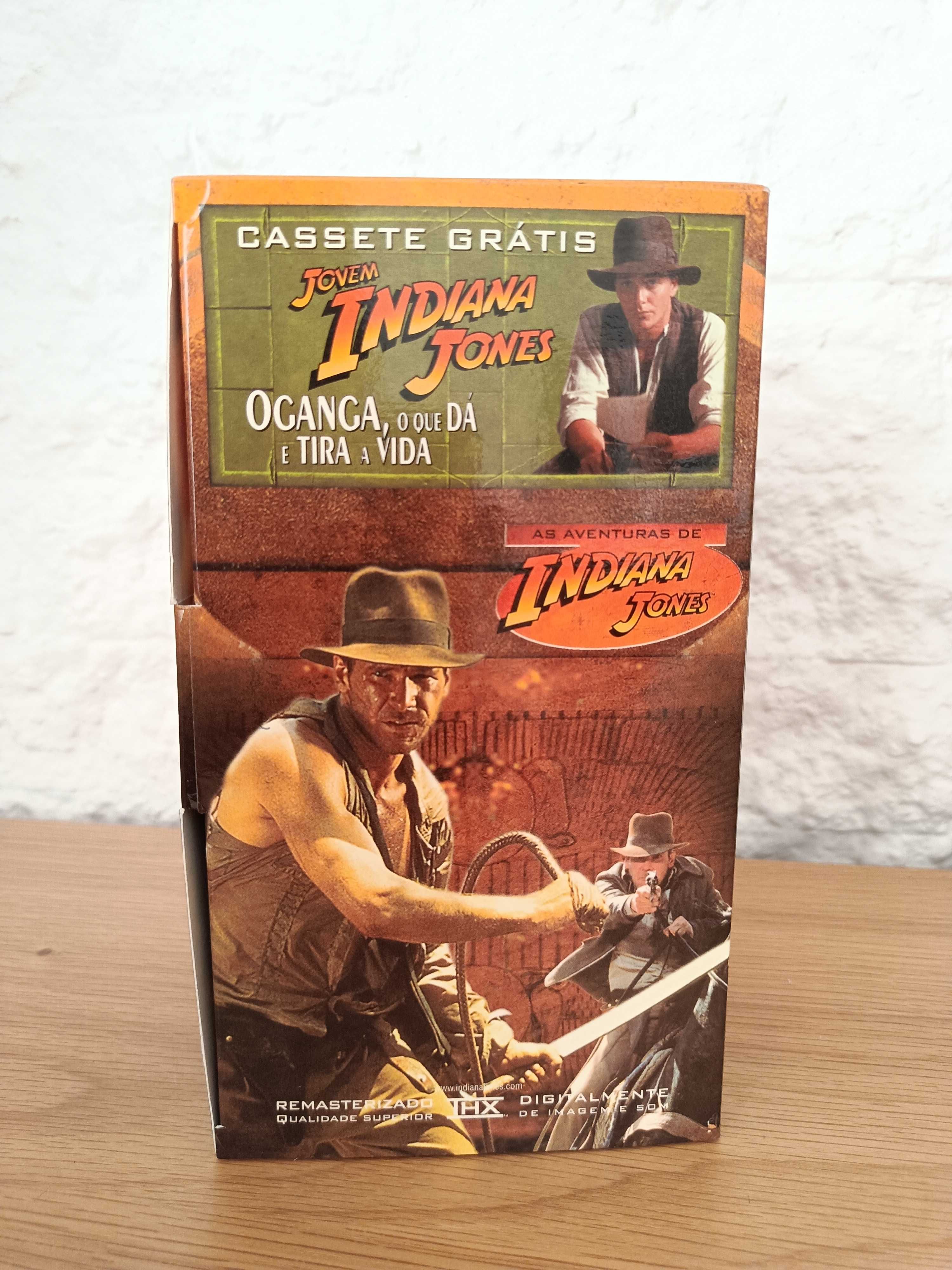 Filmes VHS Caixa Indiana Jones