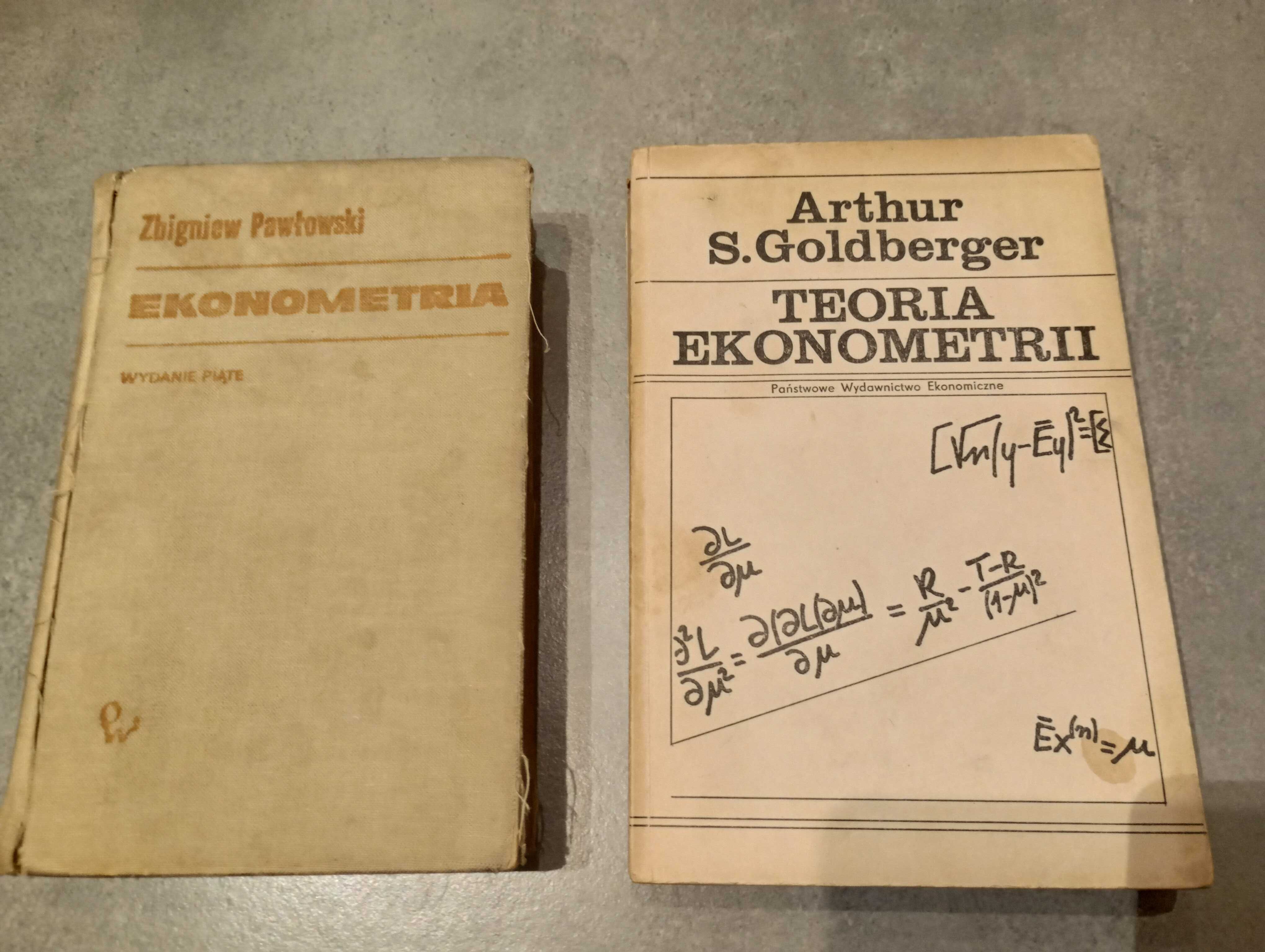 Ekonometria Z.Pawłowski + Teoria Ekonometrii A.S. Goldberger ZESTAW x2