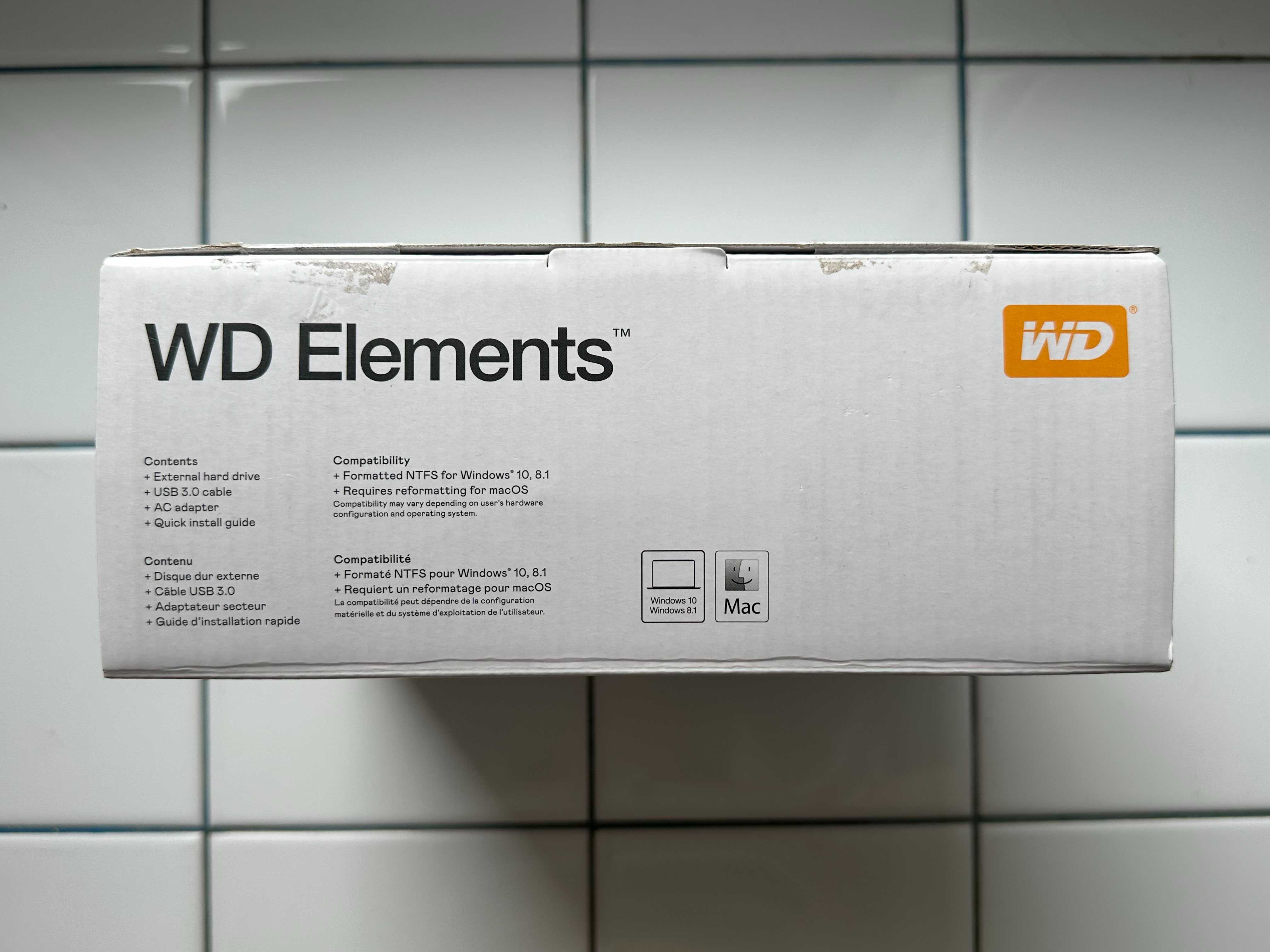 Zewnętrzny dysk twardy WD Elements HDD 12TB, Western Digital