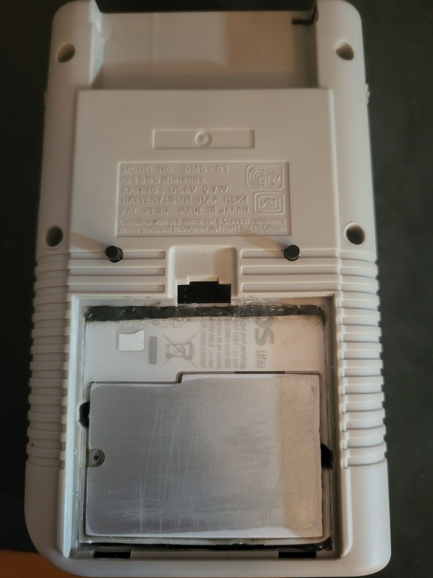 Gameboy Dmg103 cinzento