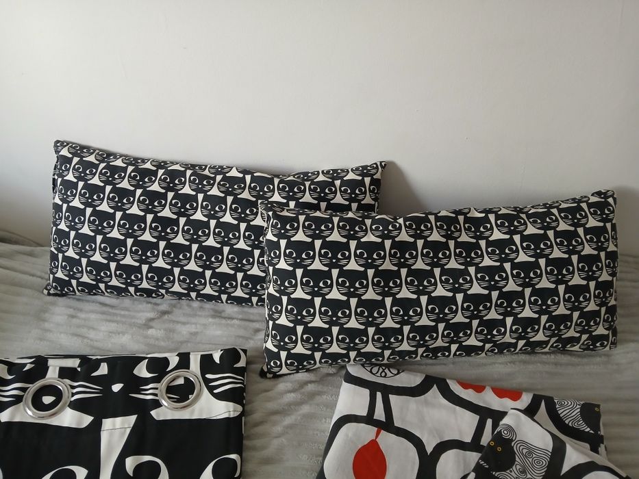 2 Almofadas de decoração ikea cinza