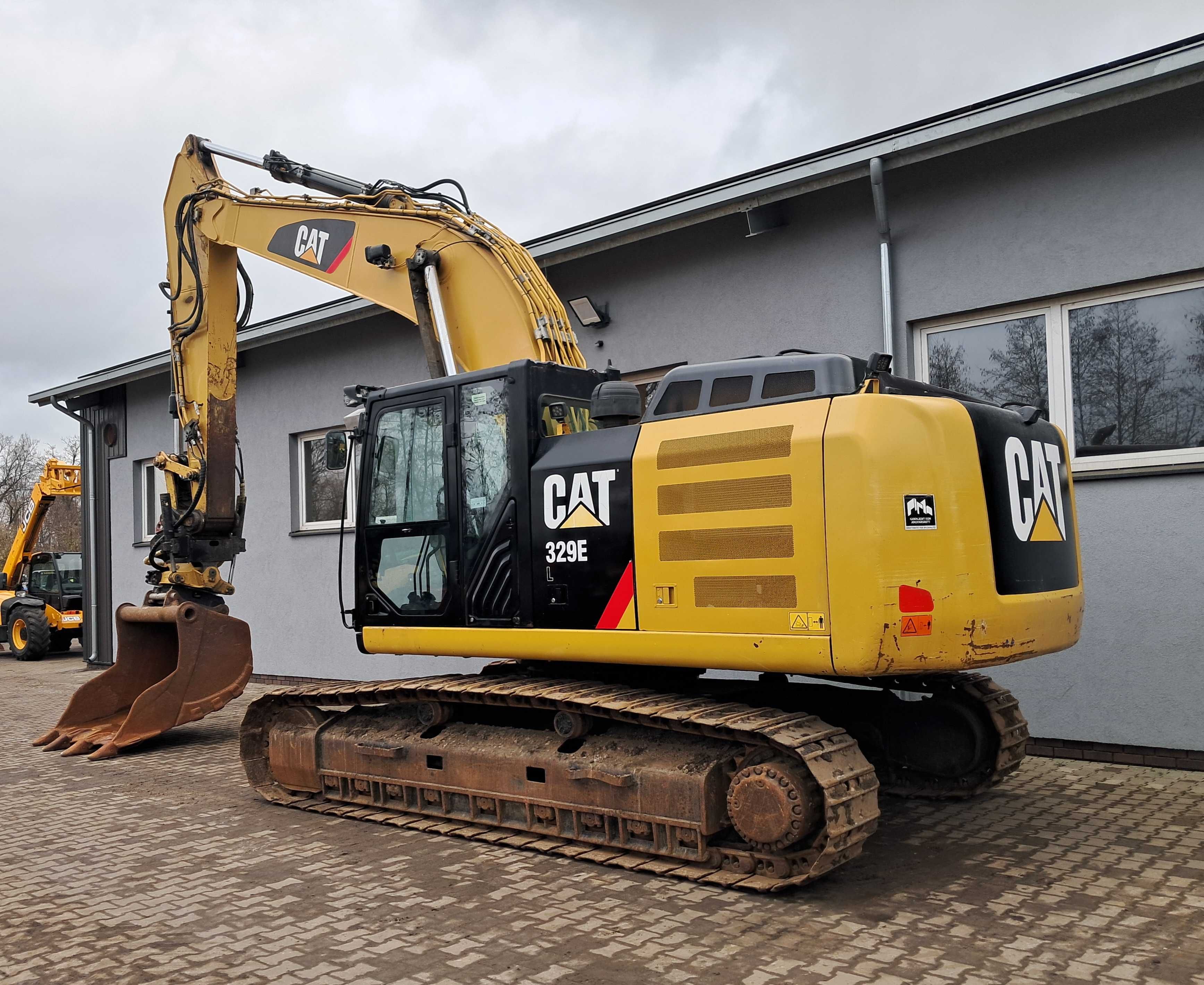 CATERPILLAR 329 EL Oryginał Rototilt ENGCON GPS 3D Centralne Smarowani