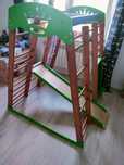 Plac zabaw domowy ogrodowy drabinki wspinaczka