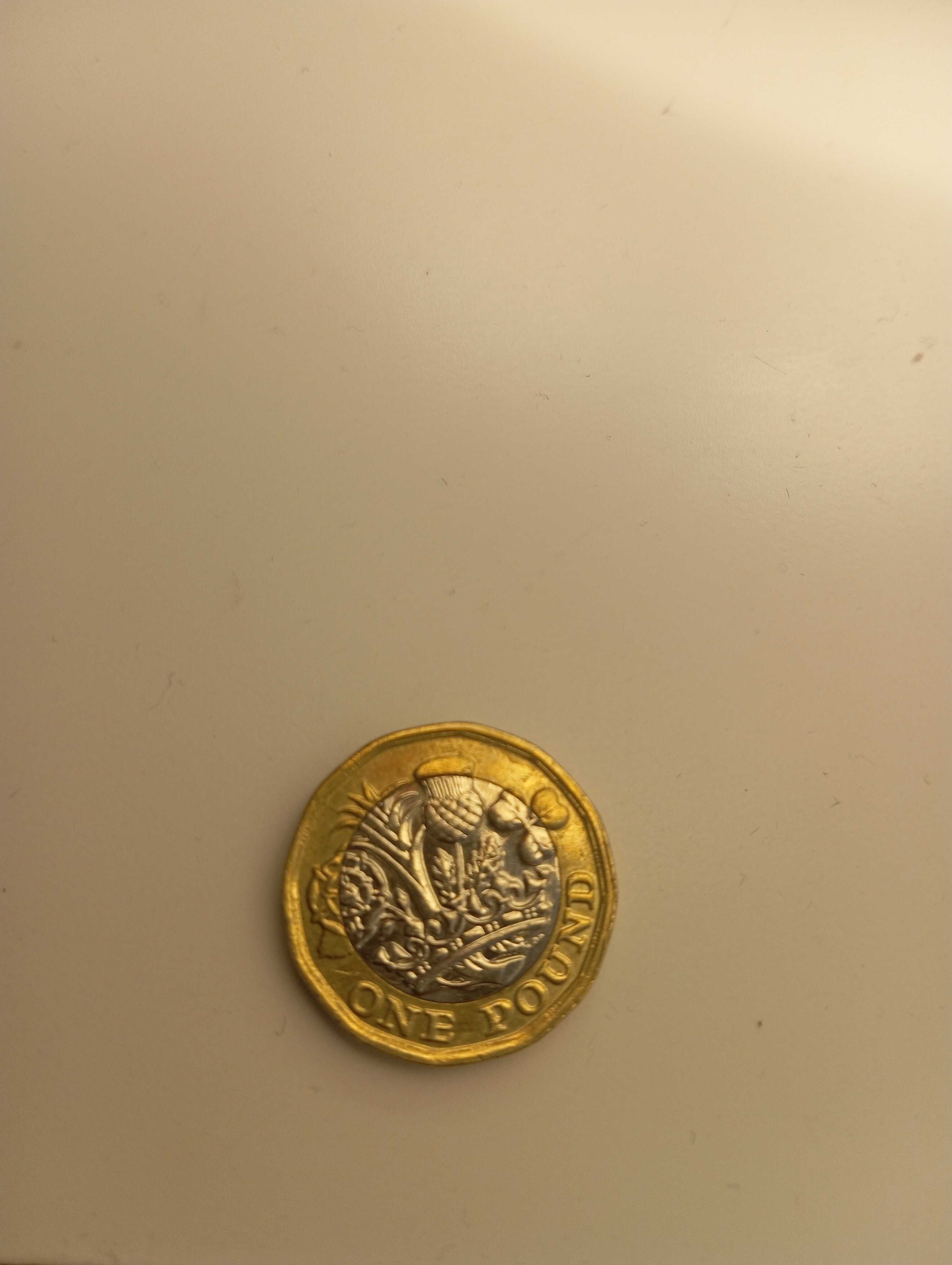Moeda one pound Elisabeth II 2016