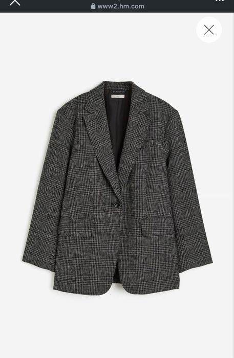 Пиджак H&M оверсайз