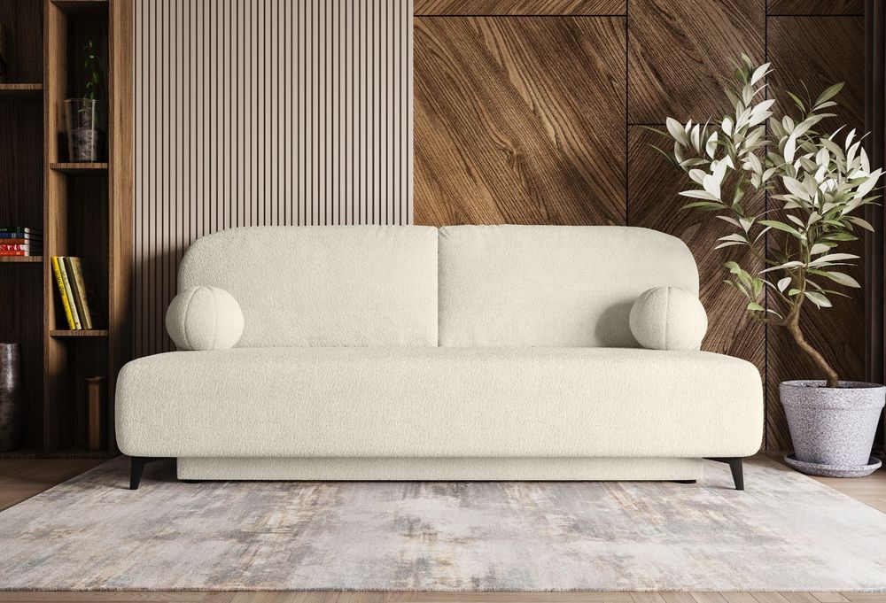 Sofa rozkładana MIRASSO z funkcją spania i pojemnikiem  nowoczesna