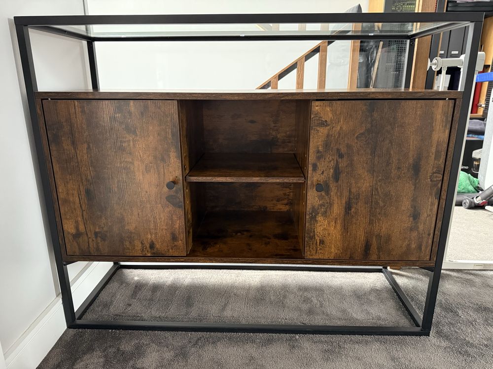 Komoda, konsola Loft rustykalny brąz