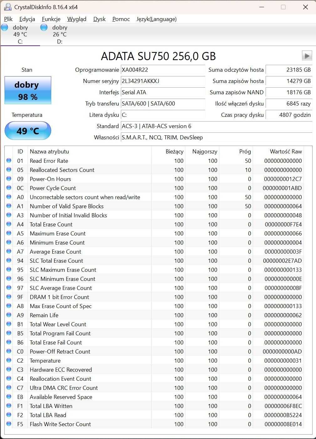 HP Elitedesk 800G2 SFF i5, 32GB, 256GB SSD, 500 GB HDD, Win11 Prof