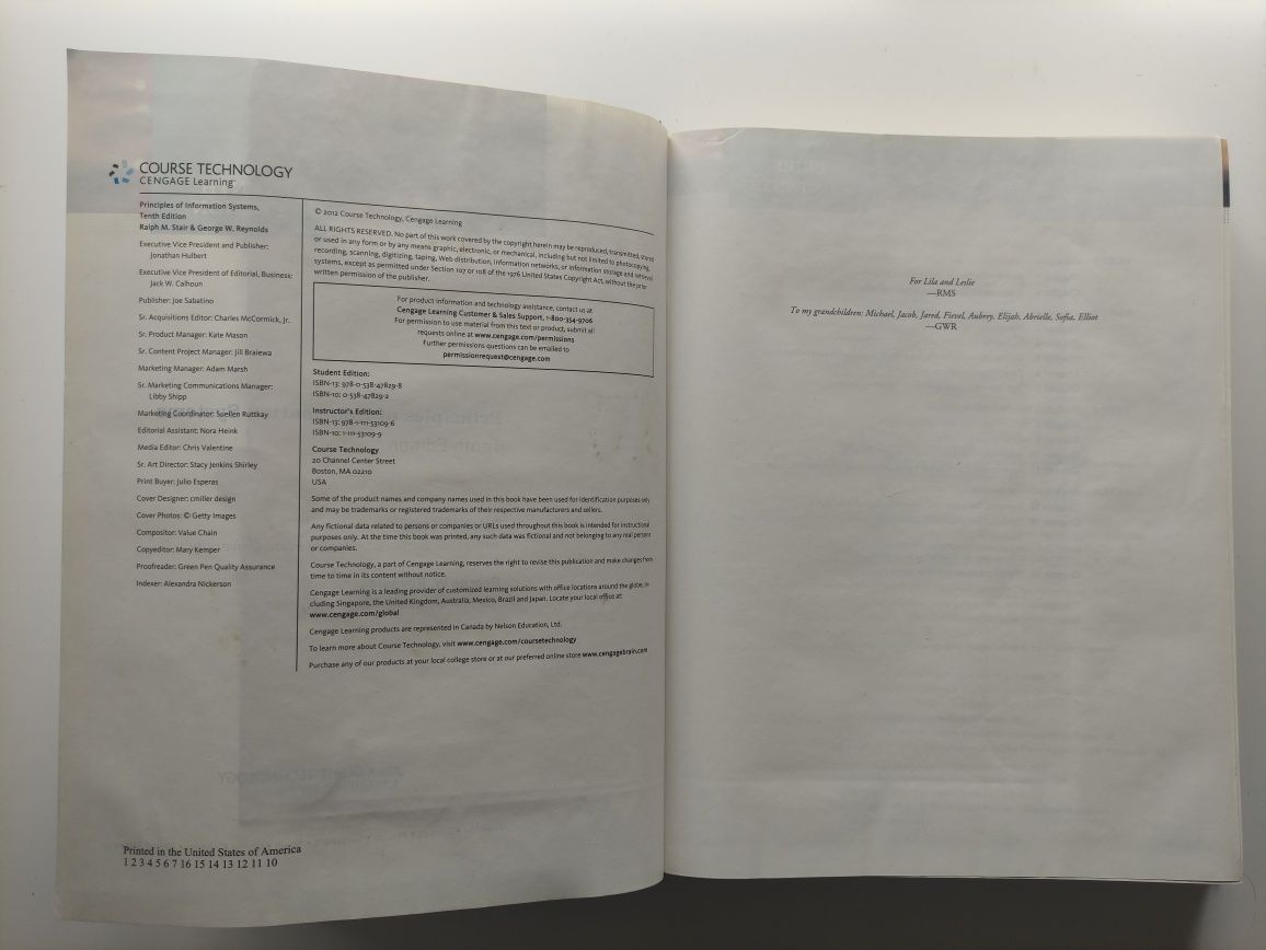 Principles of Information Systems