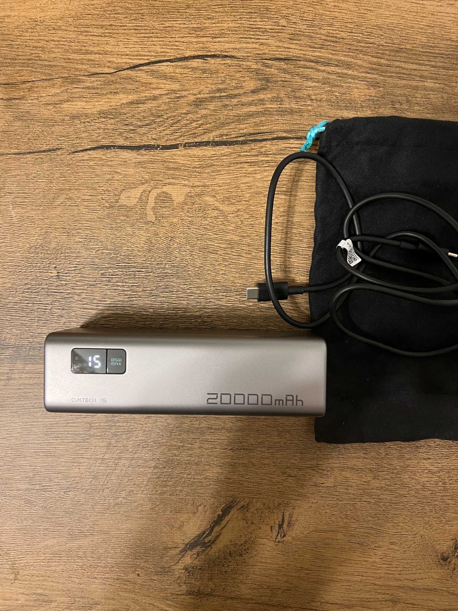 Ladowarka Cuktech 15 PB200 | Power Bank 20.000mAh |Szybkie tadowania