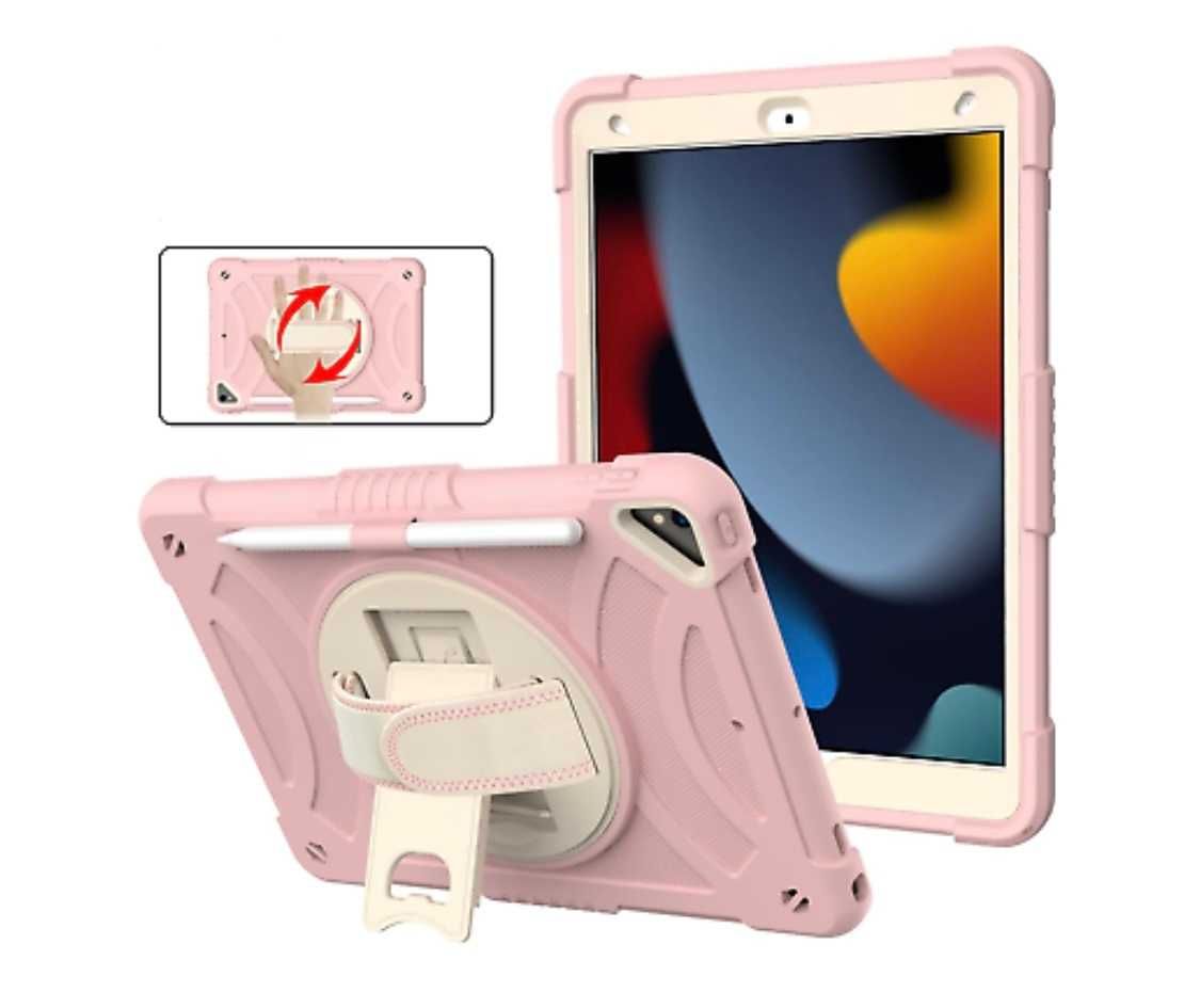 Etui Pancerne iPad 11 Pro 10.9 z uchwytem 360 różowe