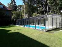 Zadaszenie basenu wysokie CASABLANCA XL 12,83x5,00x2,50 poliwęglan