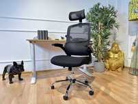 Ergonomiczny fotel biurowy Weston czarny gabinet biuro