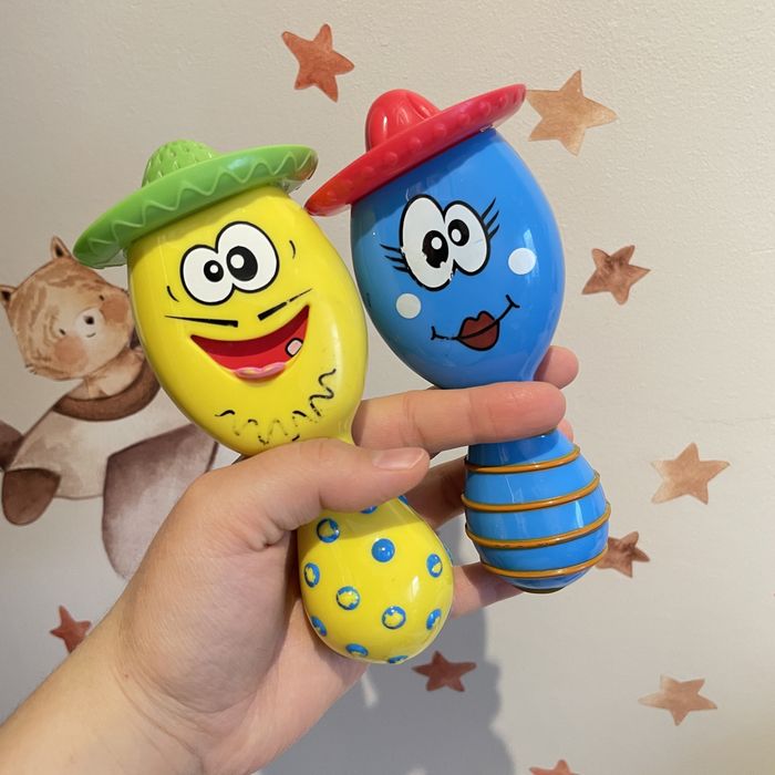 Marakasy Dumel Discovery grzechotki zestaw dwie sztuki grający