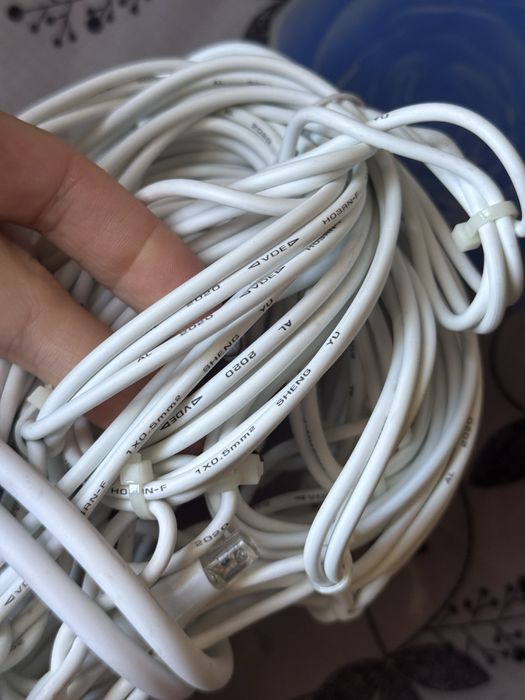 Вулична гірлянда бахрома в 3-х кольорах