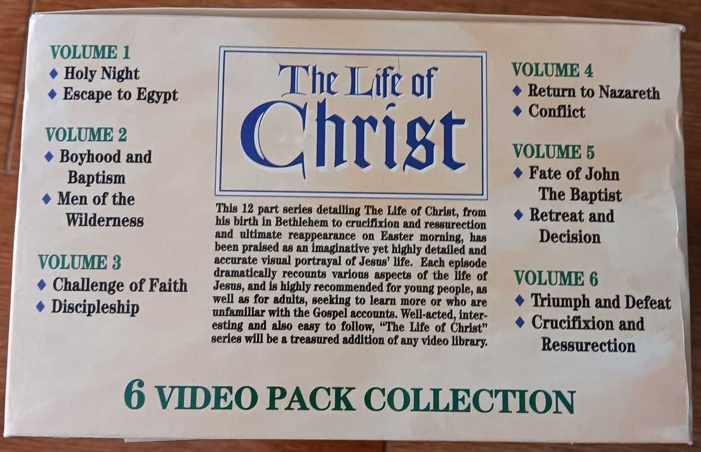 VHS (conjunto de 6) - The Life of Christ