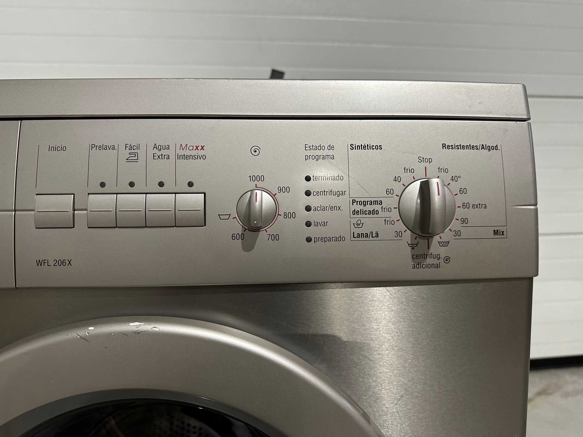 Máquina de Lavar Roupa Bosch Inox 6KG 1000 RPM Garantia