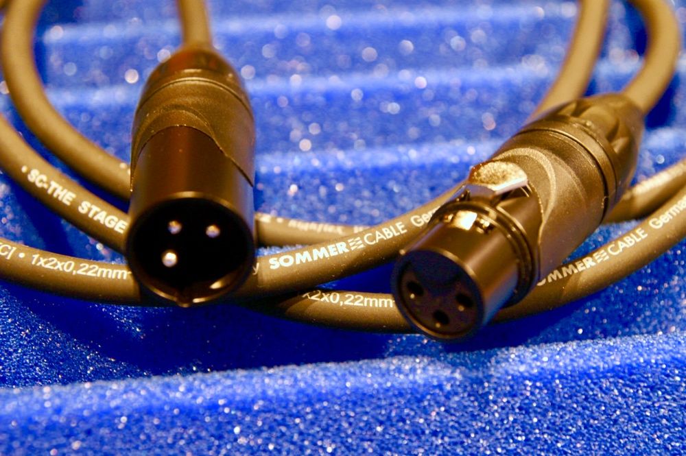 Profesjonalny kabel mikrofonowy XLR, canon, Sommer Cable, Amphenol