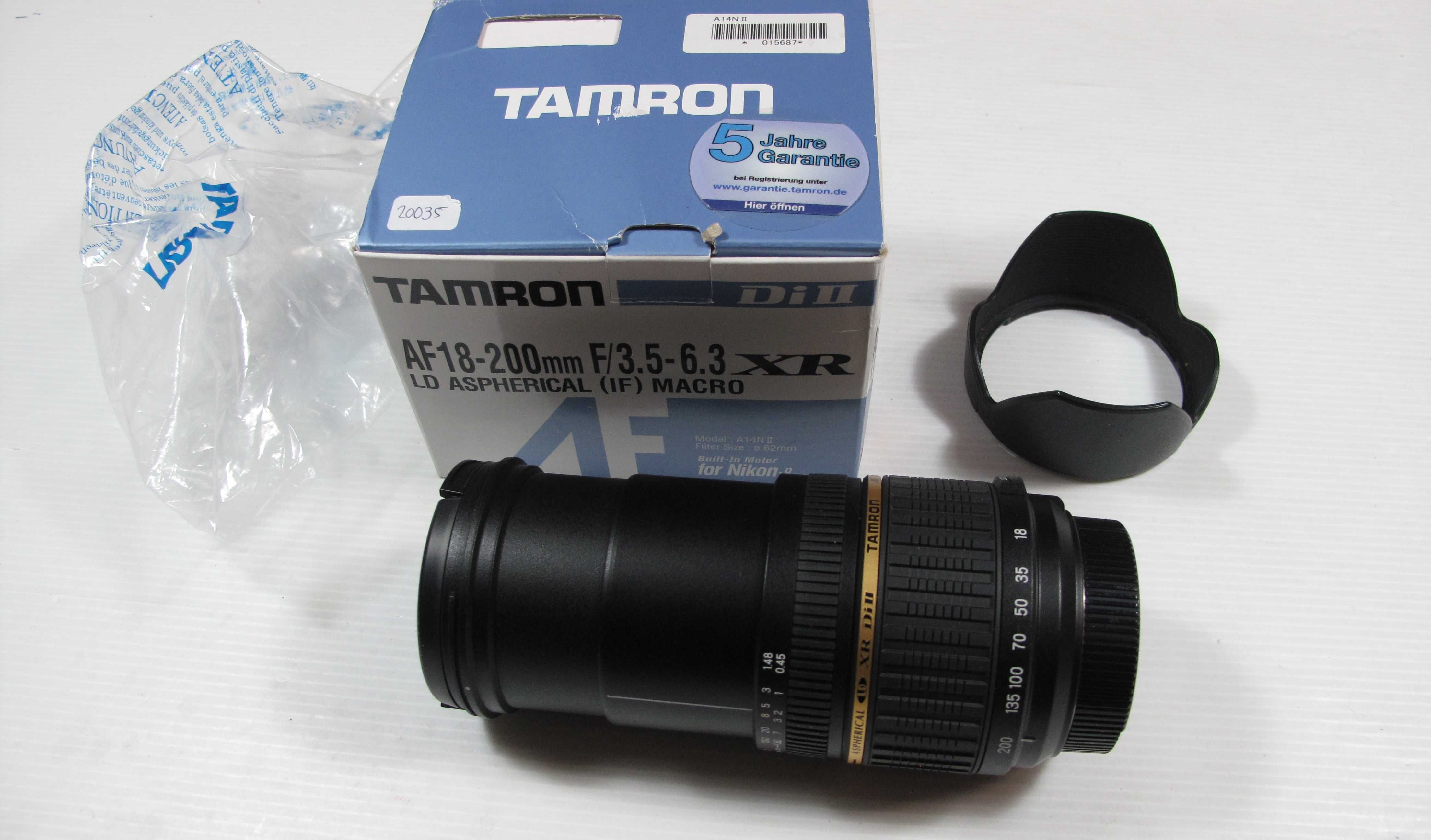 Tamron 18-200 - GARANTIA - Igual a nova na caixa, dá para todas Nikon