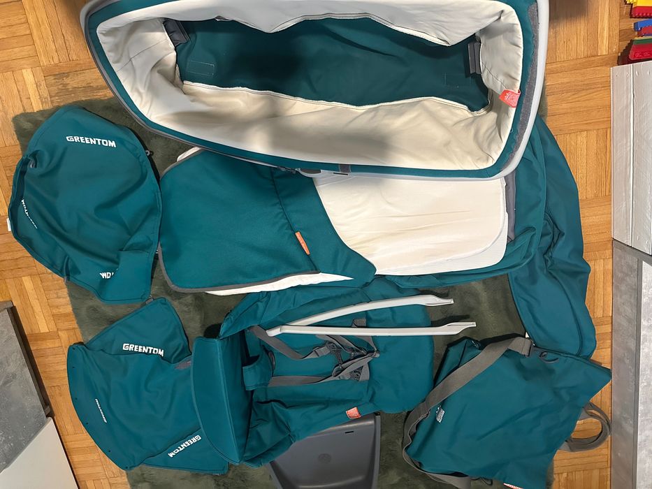 Reversible Greentom, torba w kolorze morskim/petrol