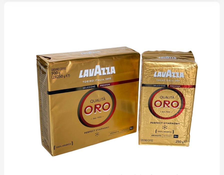 Кава мелена LAVAZZA ORO 500г (Блок 2шт по 250г)