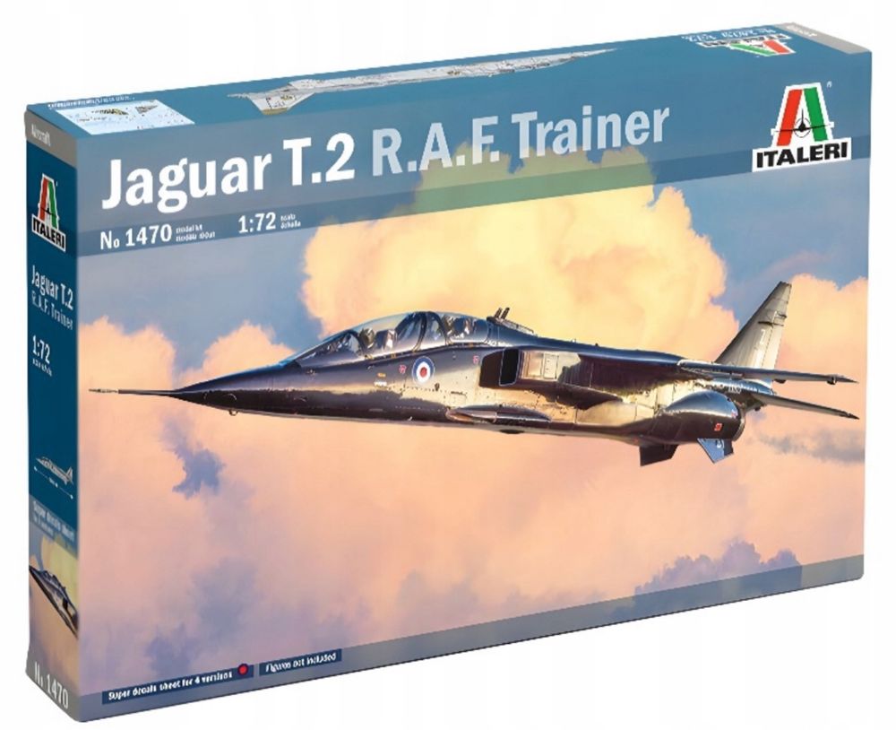 Samolot Jaguar T.2 R.A.F. Trainer model ITALERI 1470