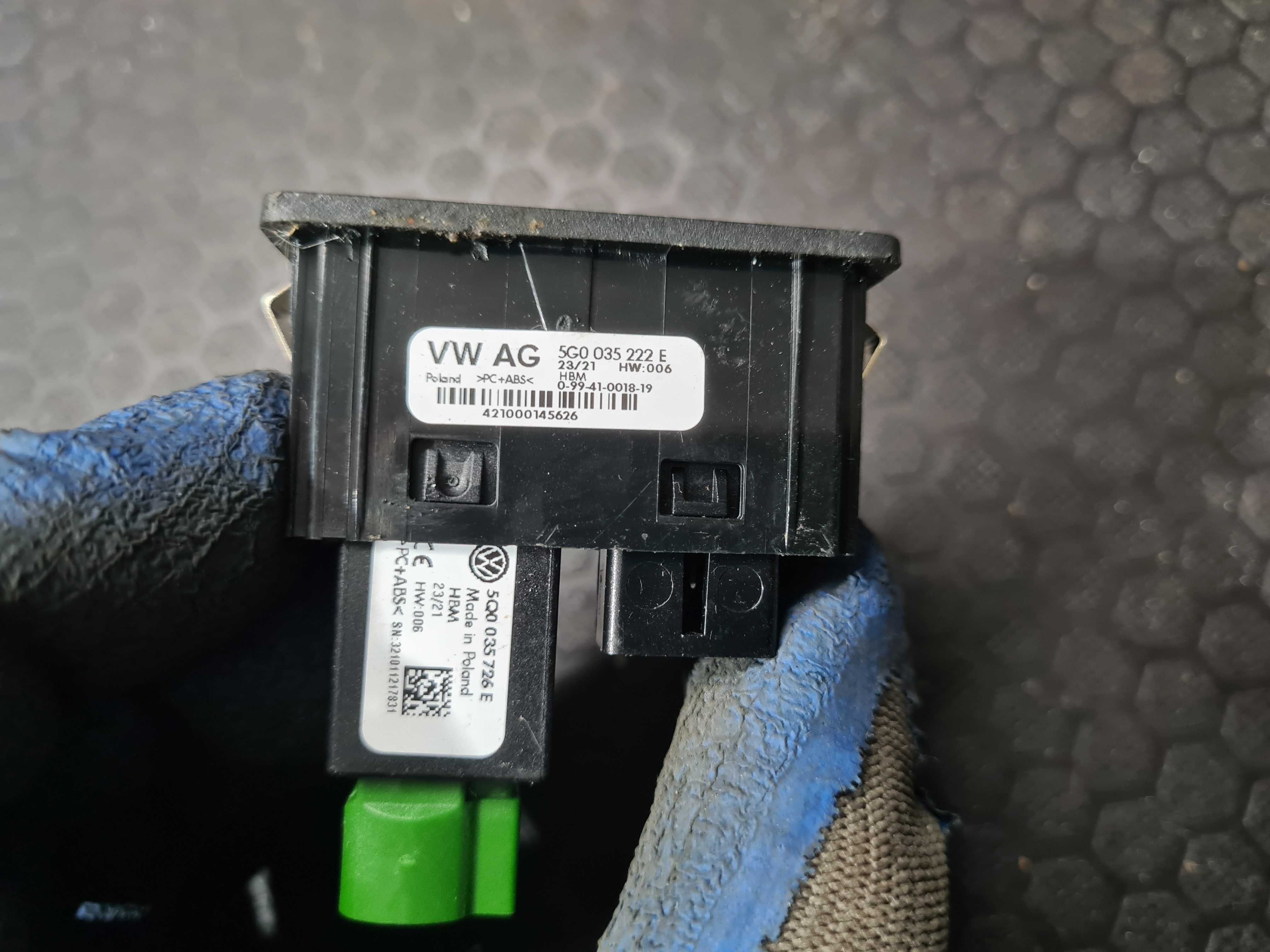 VW E-Crafter II 21r gniazdo wejście USB AUX Crafter II