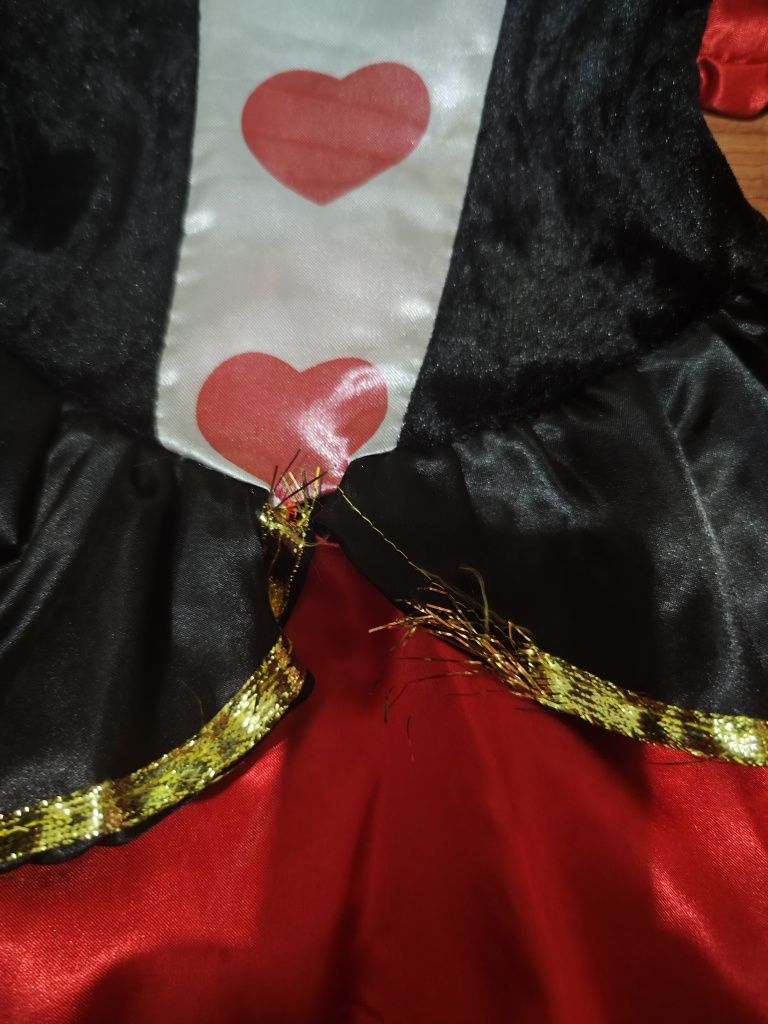 Vestido de carnaval rainha de copas
