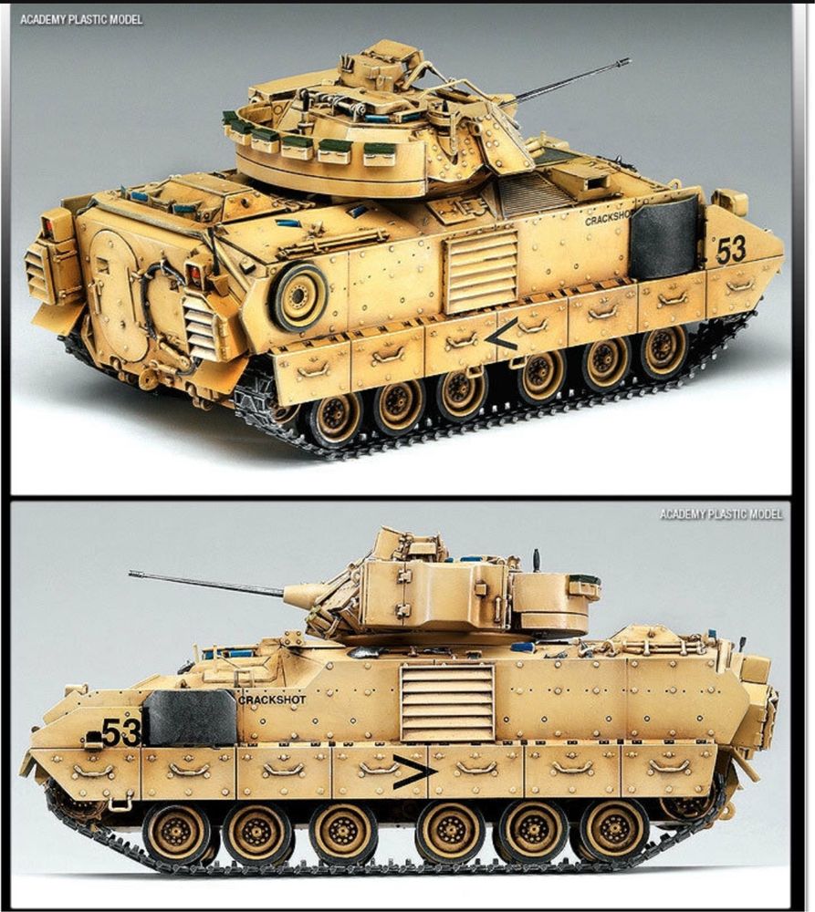 Academy 13205 czołg M2A2 Bradley Iraq 2003 model do sklejania 1:35