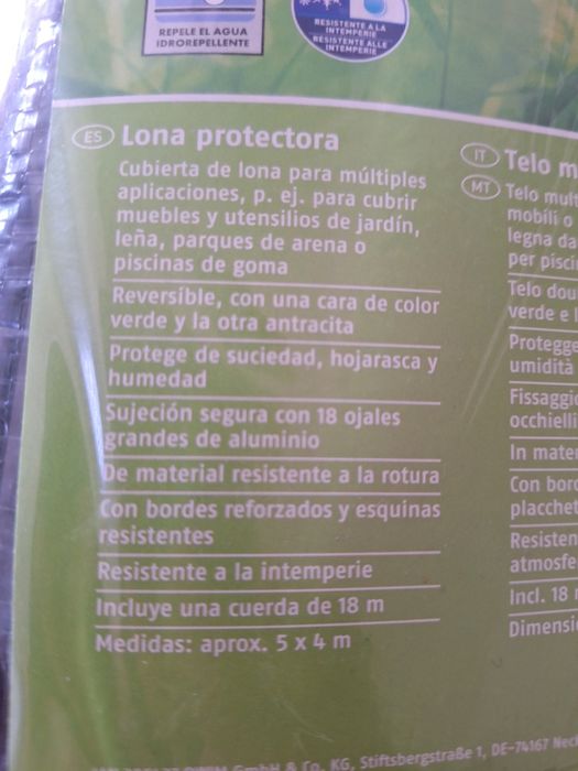 Lona oleado de proteção cobertura para vários fins como lenha