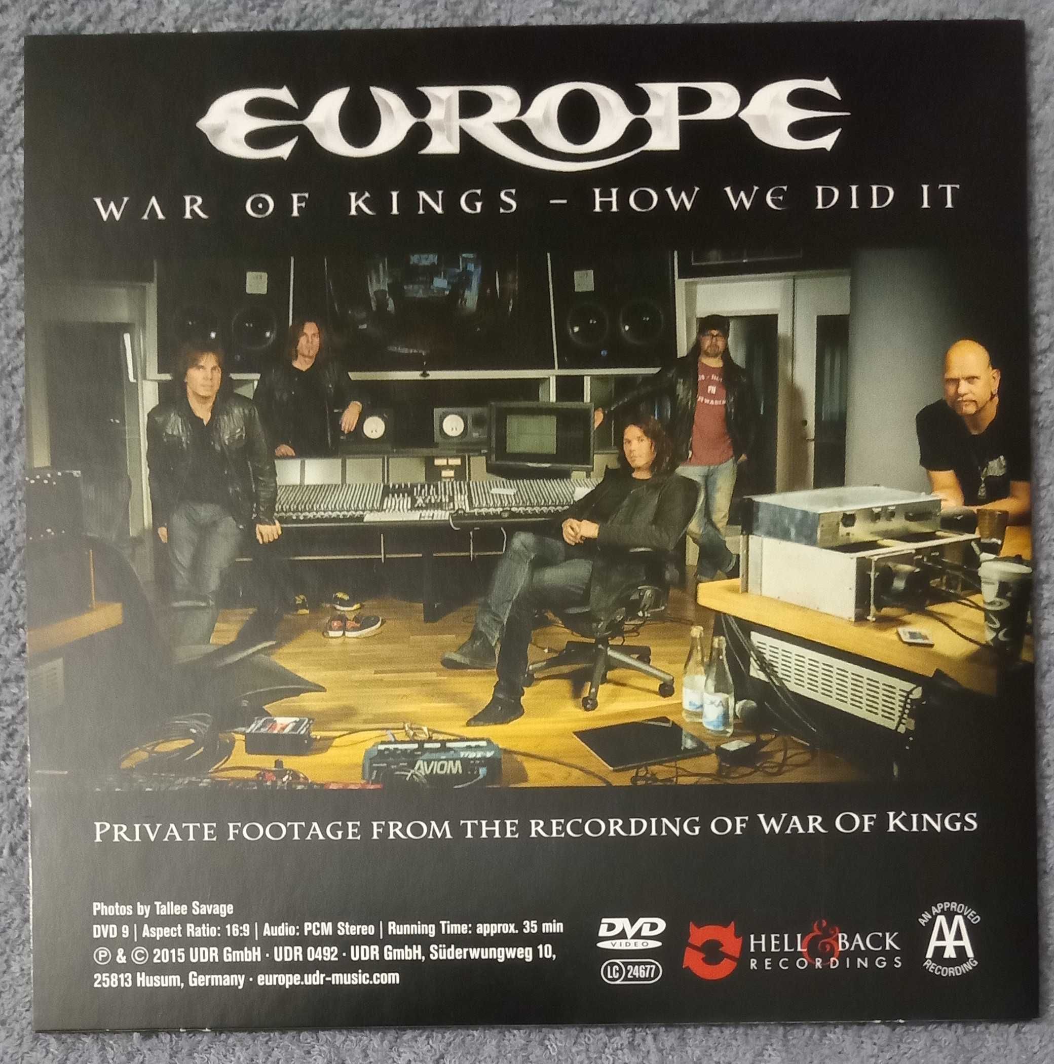Europe - War of Kings - How we did it (DVD) Nowa