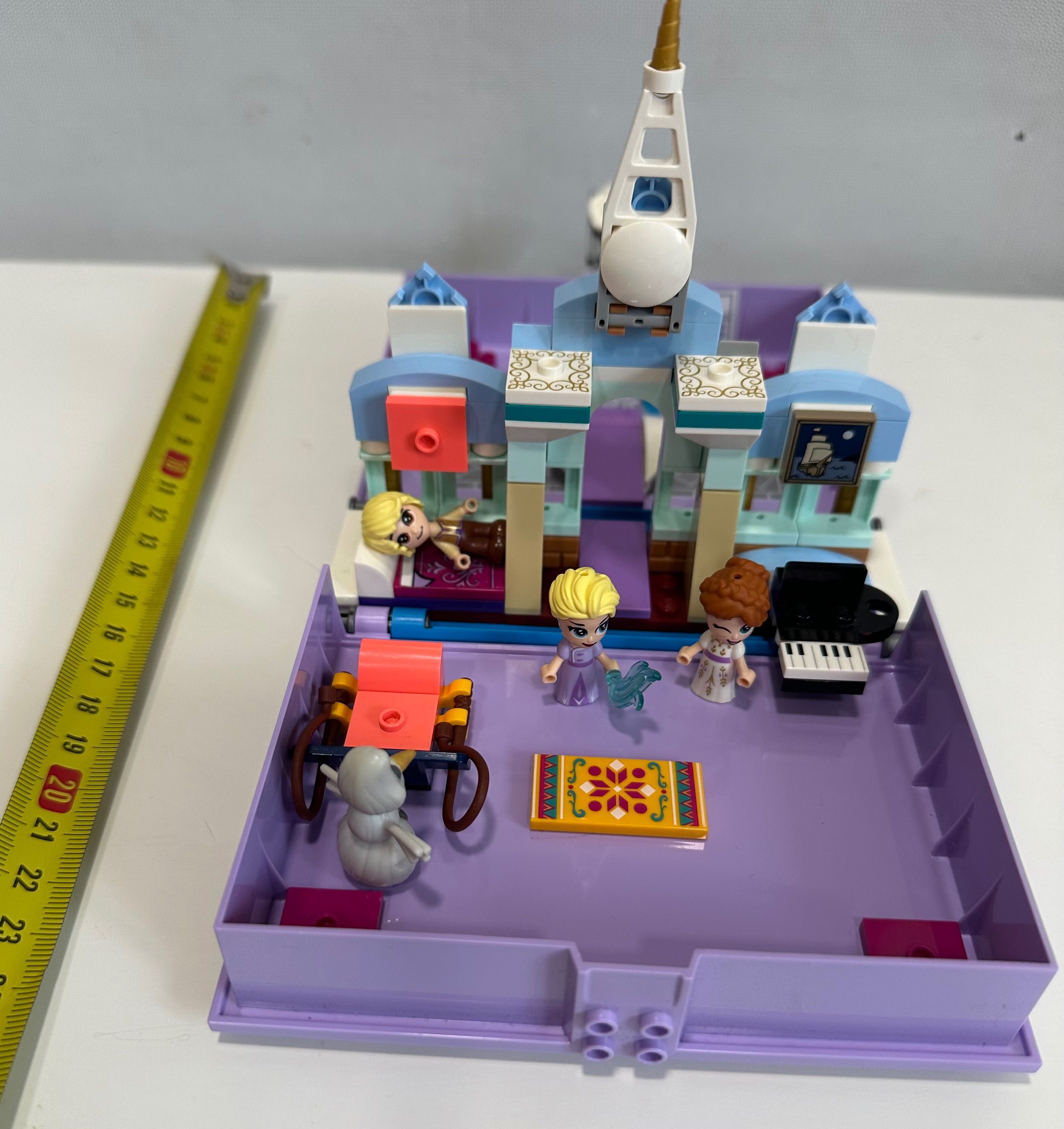 LEGO:Книга сказ.прикл. Анны и Эльзы;Конюшня Белльи Рапун.; Передв. дом