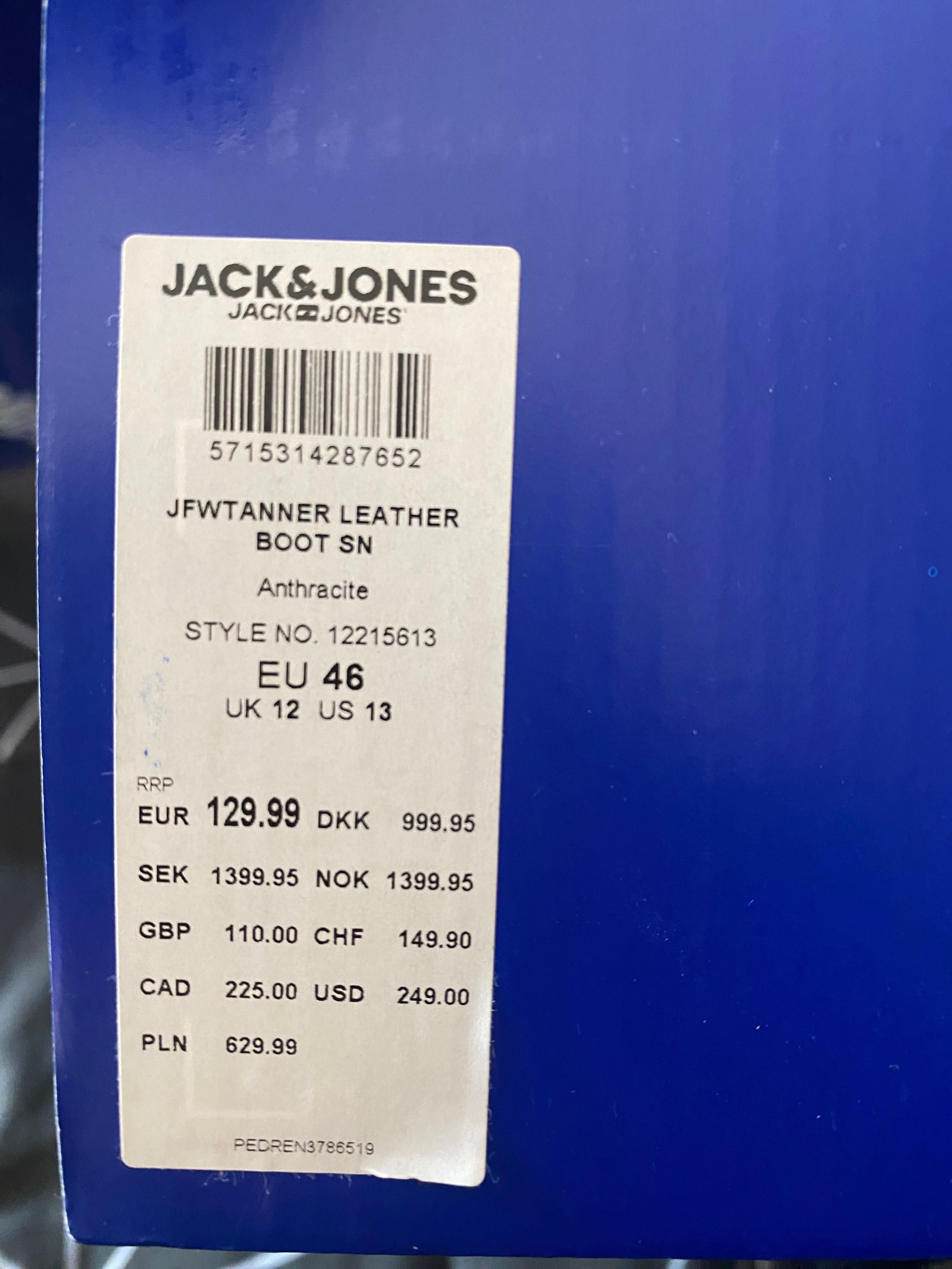 Черевики ботинки ботильйони Jack Jones