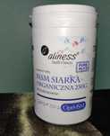 MSM Siarka Organiczna Aliness OptiMSM 250 gram