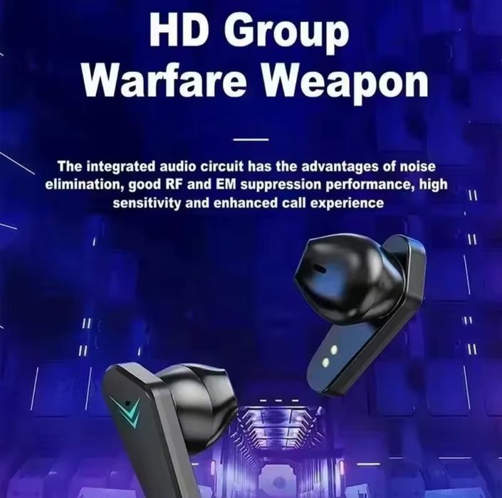 HOBI Навушники X15 TWS Bluetooth Бездротові навушники для геймерів