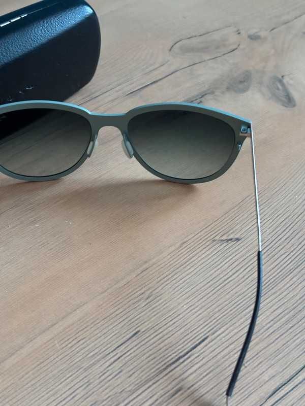 Tytanowe okulary  handmade Orgreen typu "kocie Oczy". Made in Japan