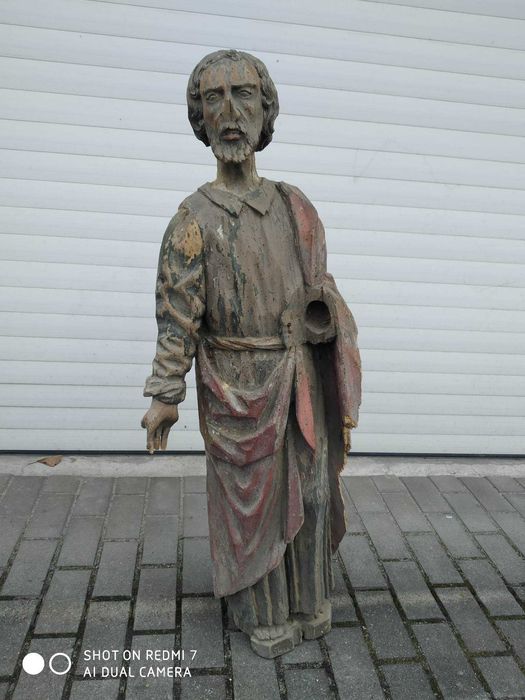 Rzeżba świętego autorstwa Michała Wargatego XIX/XX