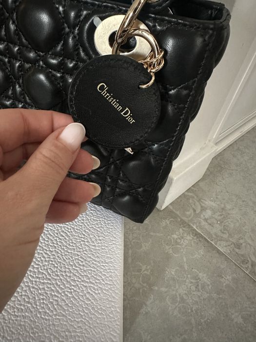 Lady Dior Small My ABCDior Bag Torebka czarna Nowa Nr seryjny