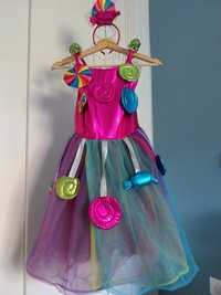 Vestido Lolipop | Fantasia Carnaval | 5/6 anos