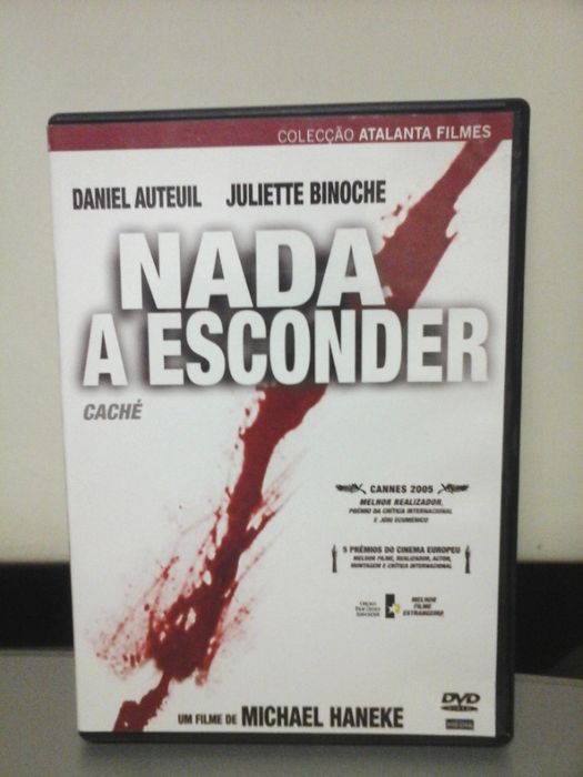 Dvd Nada a Esconder (Caché) PLASTIFICADO Novo ENTREGA IMEDIATA Binoche