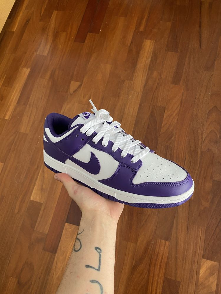 Dunk low championship purple