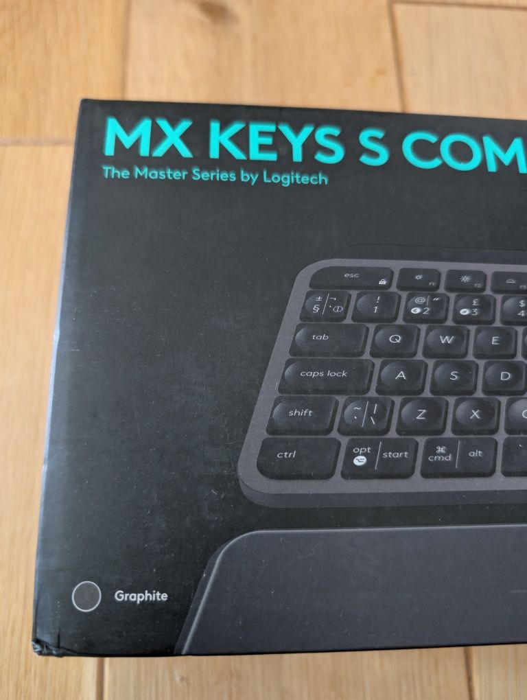 Logitech MX Keys S combo nowa zaplombowana, zestaw klawiatura+mysz