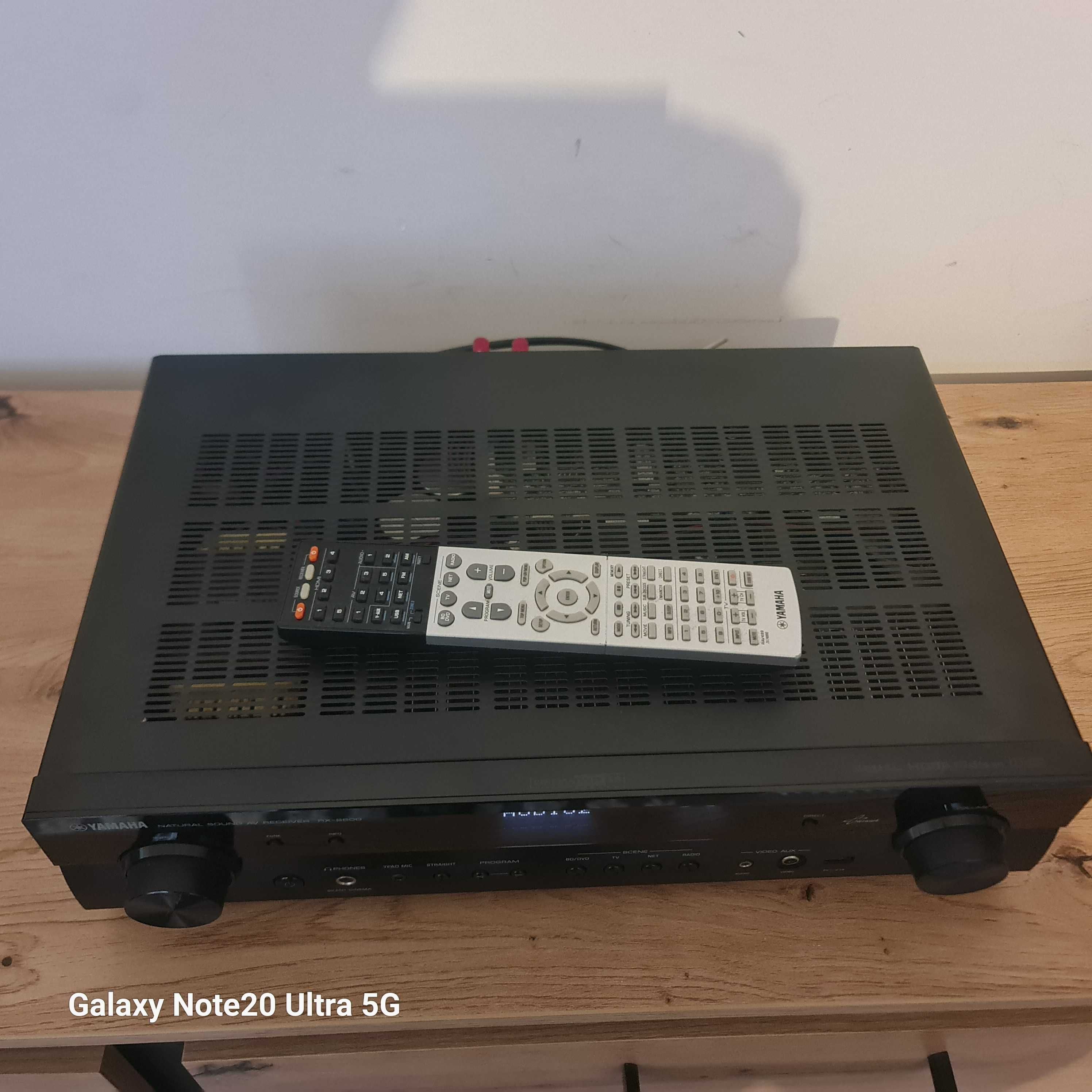 Amplituner Yamaha RX-S600 + Orginalny Pilot