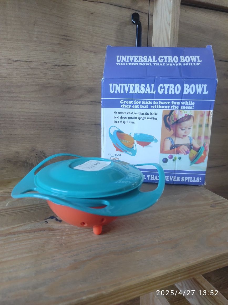 BLW dla dzieci, Miska niewysypka, gyro bowl, miseczki dla dzieci