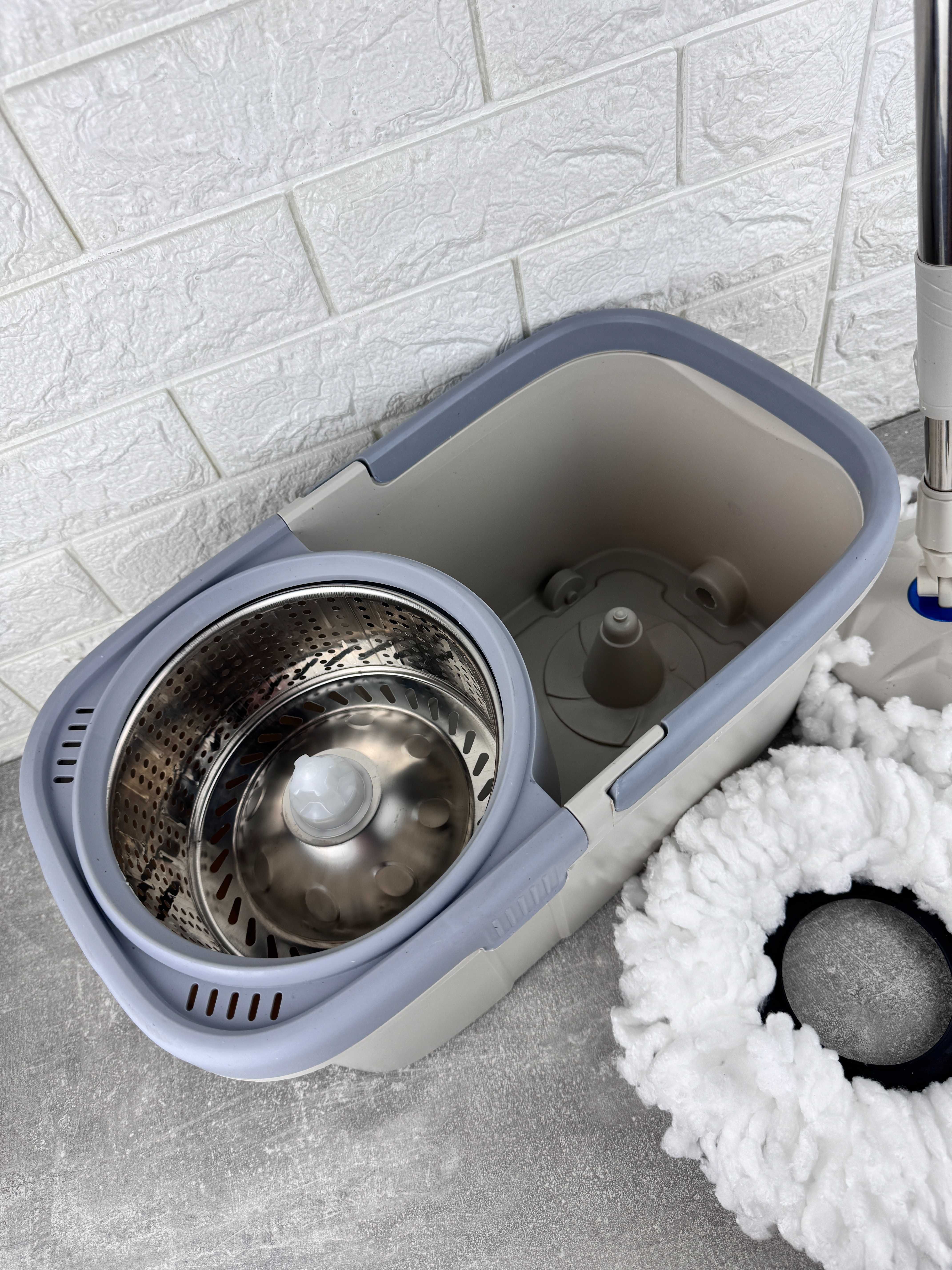 АКЦІЯ Швабра лентяйка з відром , ведром отжимом - центрифугой easy mop